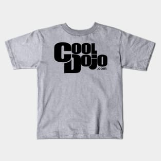 Cool Dojo Logo (Black) Kids T-Shirt